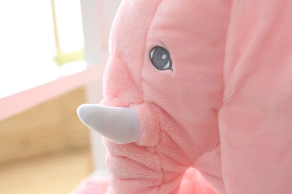 Peluche Elefante Gigante – Almohada Suave con Manta Multifuncional