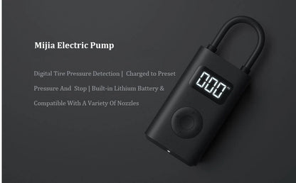 Compresor de aire digital portátil – Inflador automático con batería recargable