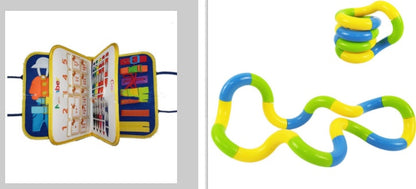 Libro Sensorial Montessori Infantil de Fieltro – Juguete Educativo