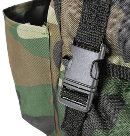 Silla mochila plegable de camuflaje – diseño portátil para camping y pesca