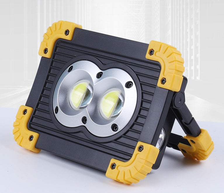 Luz LED Portátil de Emergencia 20W – Recargable por USB para Camping y Uso Doméstico