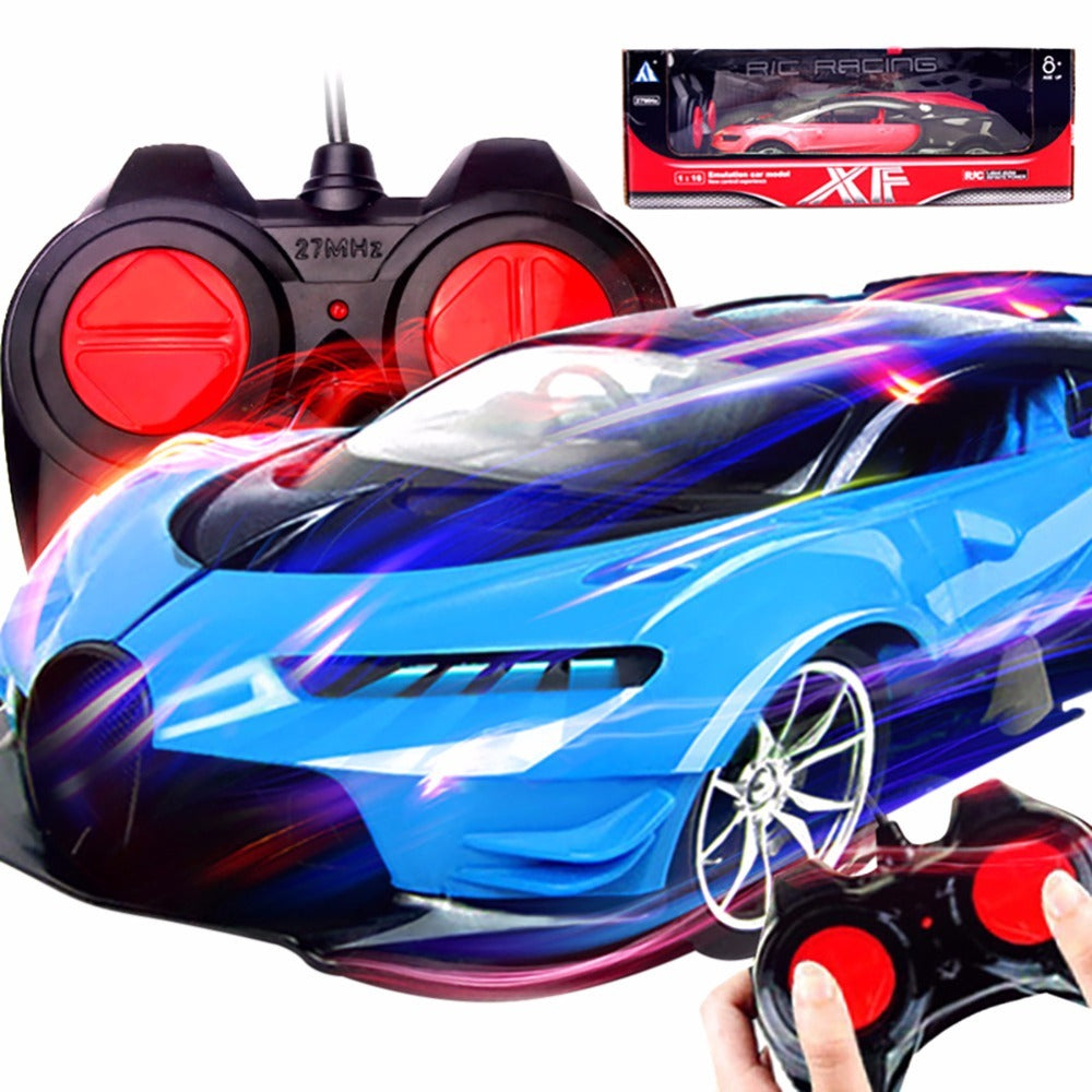 Coche de Carreras a Control Remoto 1:16 con Luces LED