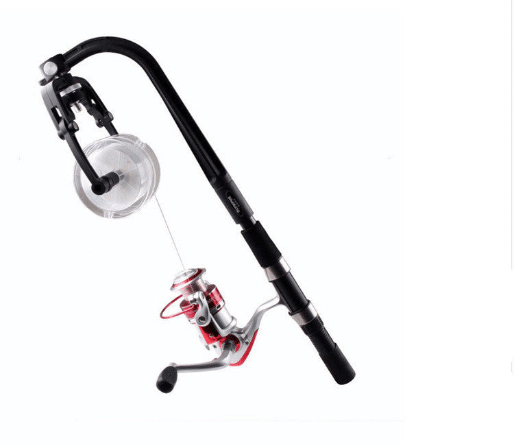 Enrollador de hilo de pesca profesional – dispositivo manual con base de ventosa