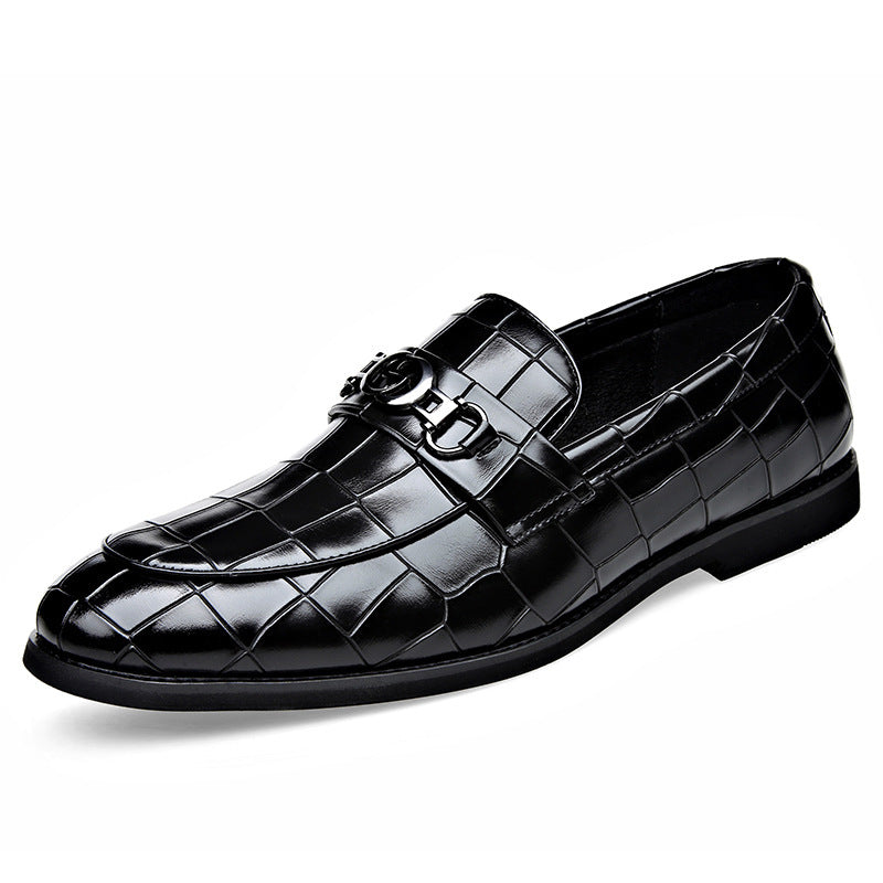 Mocasines casuales hombre – Hebilla metálica estilo juvenil