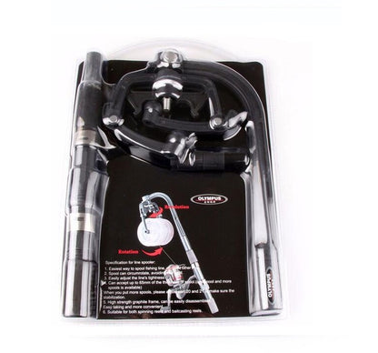 Enrollador de hilo de pesca profesional – dispositivo manual con base de ventosa