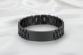 Brazalete de Acero Inoxidable Personalizado Masculino