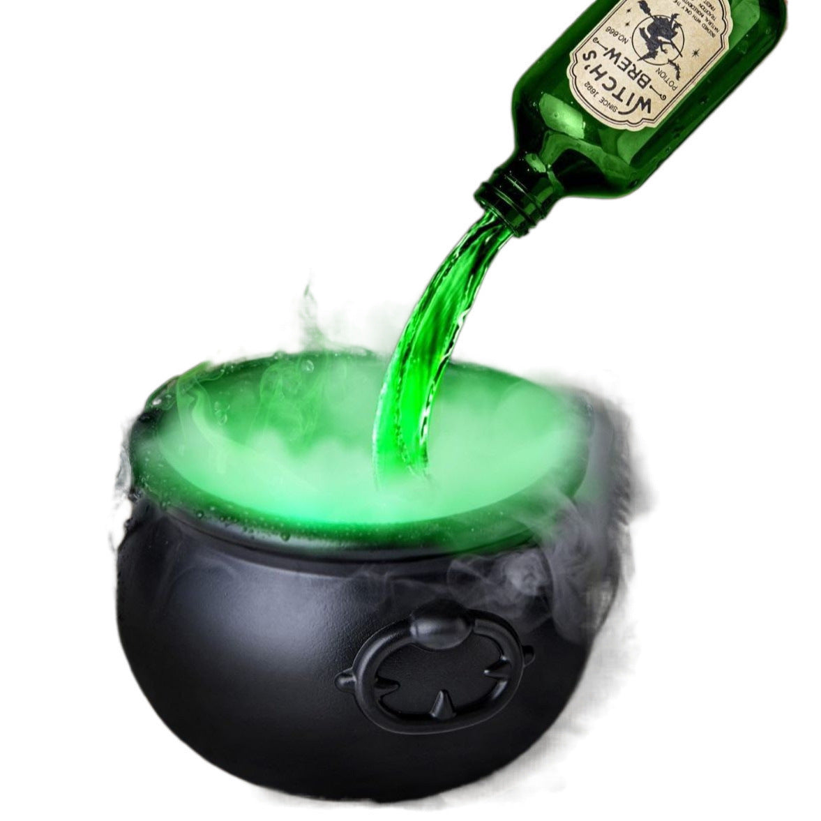 🧙‍♀️⚗️ Caldero Mágico Flotante con Niebla y Luz 2026 – Decoración de Halloween Hechicera 💨🎃