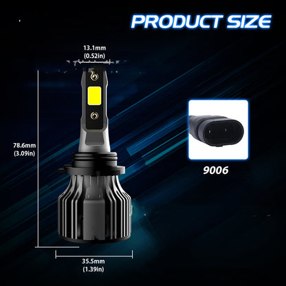Bombillas LED Automotrices 6000K – Alta Potencia con Sistema de Enfriamiento Avanzado IP68