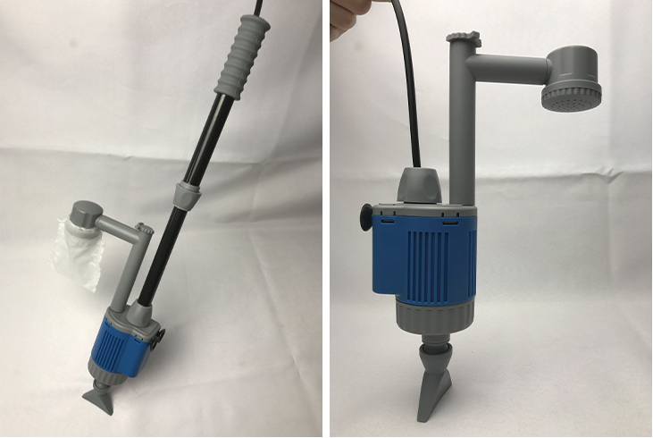 Cambiador de agua eléctrico multifuncional para acuarios – Succión potente y limpieza profunda