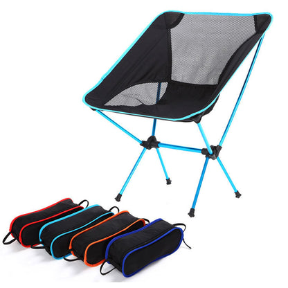 Silla plegable ultraligera de aluminio – camping y actividades al aire libre