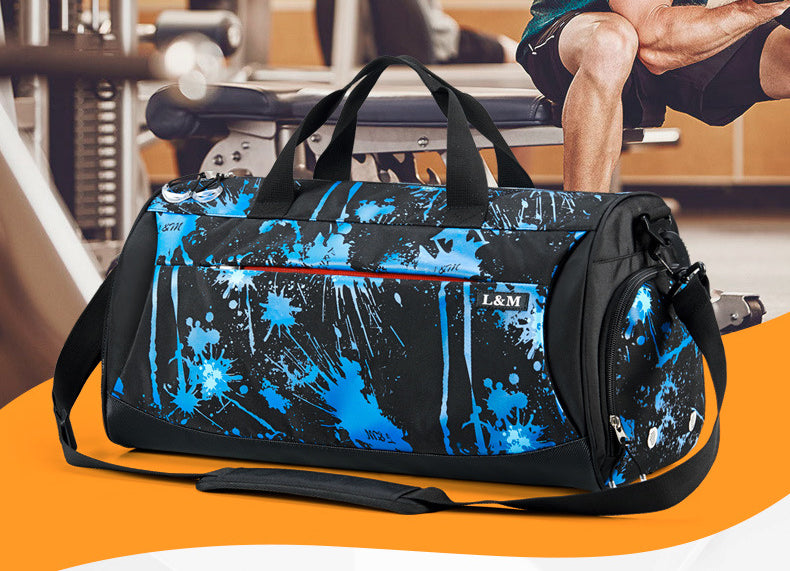 Bolso deportivo fitness para hombre – tejido Oxford impermeable