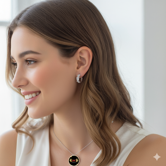 🌸 Pendientes de Plata de Ley con Flores – Elegancia y Brillo Atemporal ✨