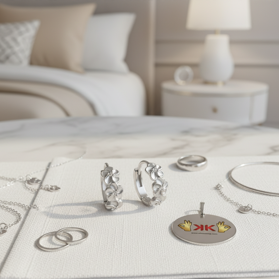Pendientes de Plata de Ley con Flores – Elegancia y Brillo Atemporal
