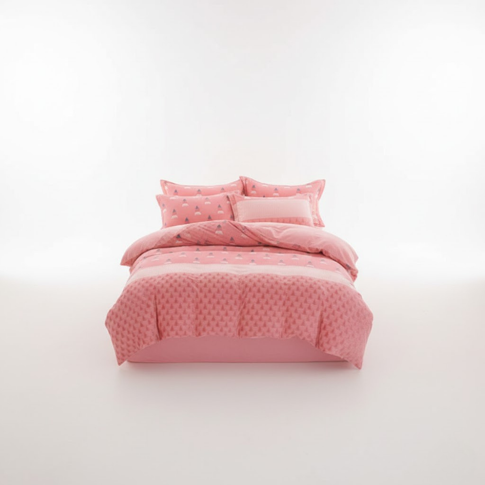 Juego de Cama Estampado de Lujo – 4 Piezas Estilo Europeo y Americano