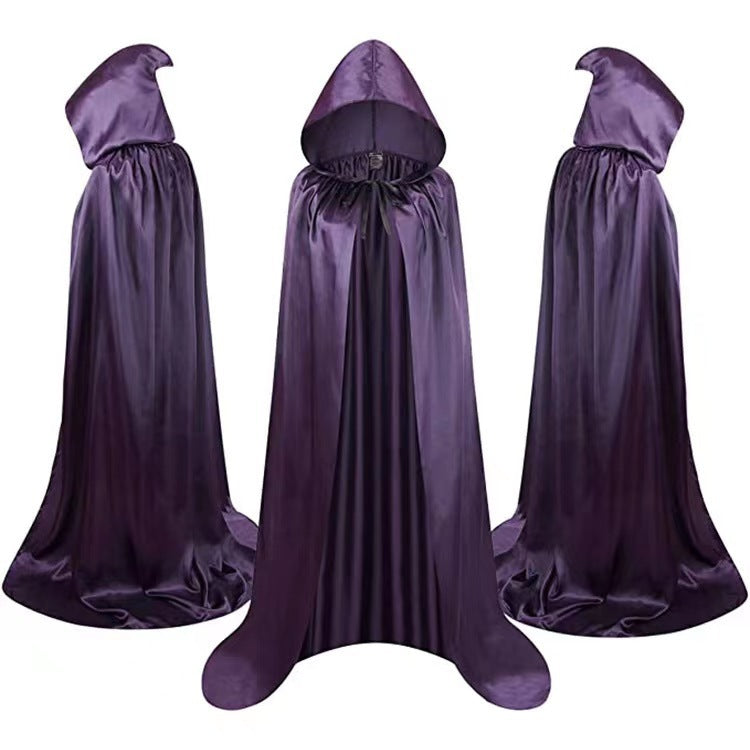 Capa de Mago Infantil con Capucha – Disfraz de Halloween y Fiestas