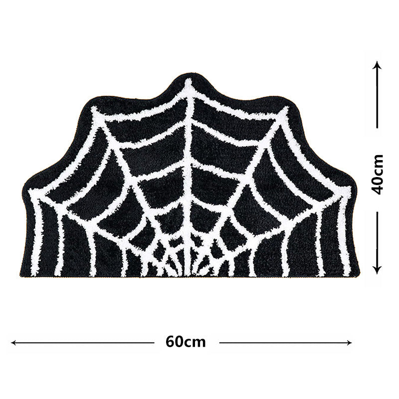 Alfombra de Entrada de Halloween – Diseño Aterciopelado y Decorativo