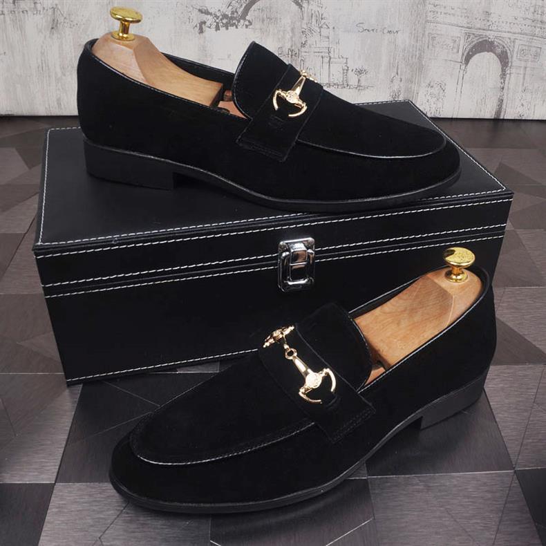 Mocasines slip-on de cuero para hombre — Estilo casual con punta cuadrada y suela plana