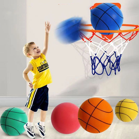 🏀✨ Pelota de Espuma Silenciosa – Balón Infantil de Alta Densidad – Juego Deportivo Interior – Tendencia 2026 🌈👧👦