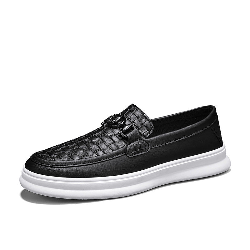 Zapatos casuales estilo británico – Slip-on retro para hombre