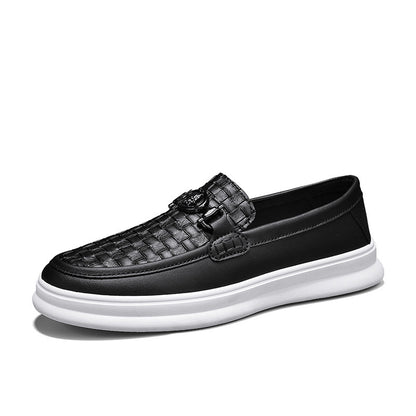 Zapatos casuales estilo británico – Slip-on retro para hombre