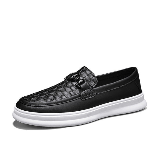 Zapatos casuales estilo británico – Slip-on retro para hombre