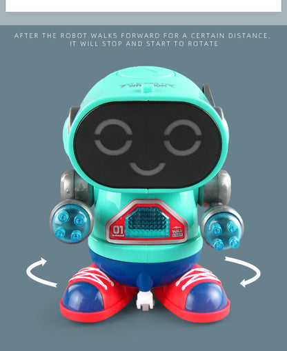 Robot Eléctrico Bailarín con Música y Luces – Juguete Infantil Automático