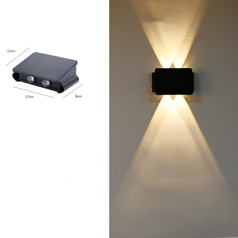 Aplique Solar Impermeable IP65 – Iluminación Automática para Pasillos y Entradas Exteriores