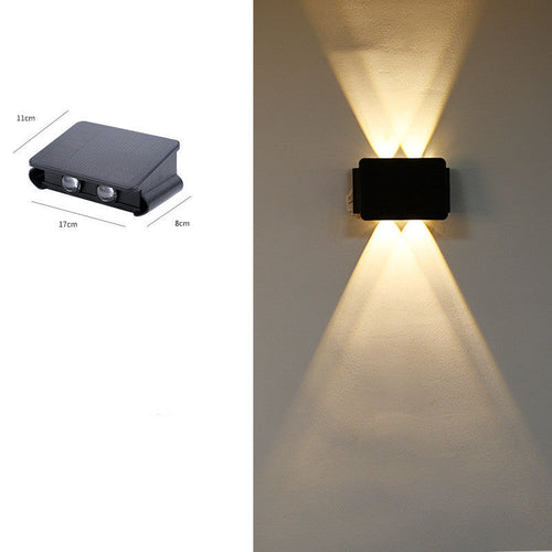 Aplique Solar Impermeable IP65 – Iluminación Automática para Pasillos y Entradas Exteriores