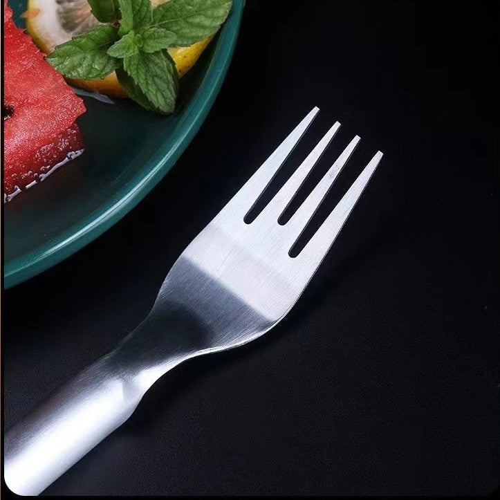 Cortador de sandía 2 en 1 – Tenedor y cuchillo de acero inoxidable