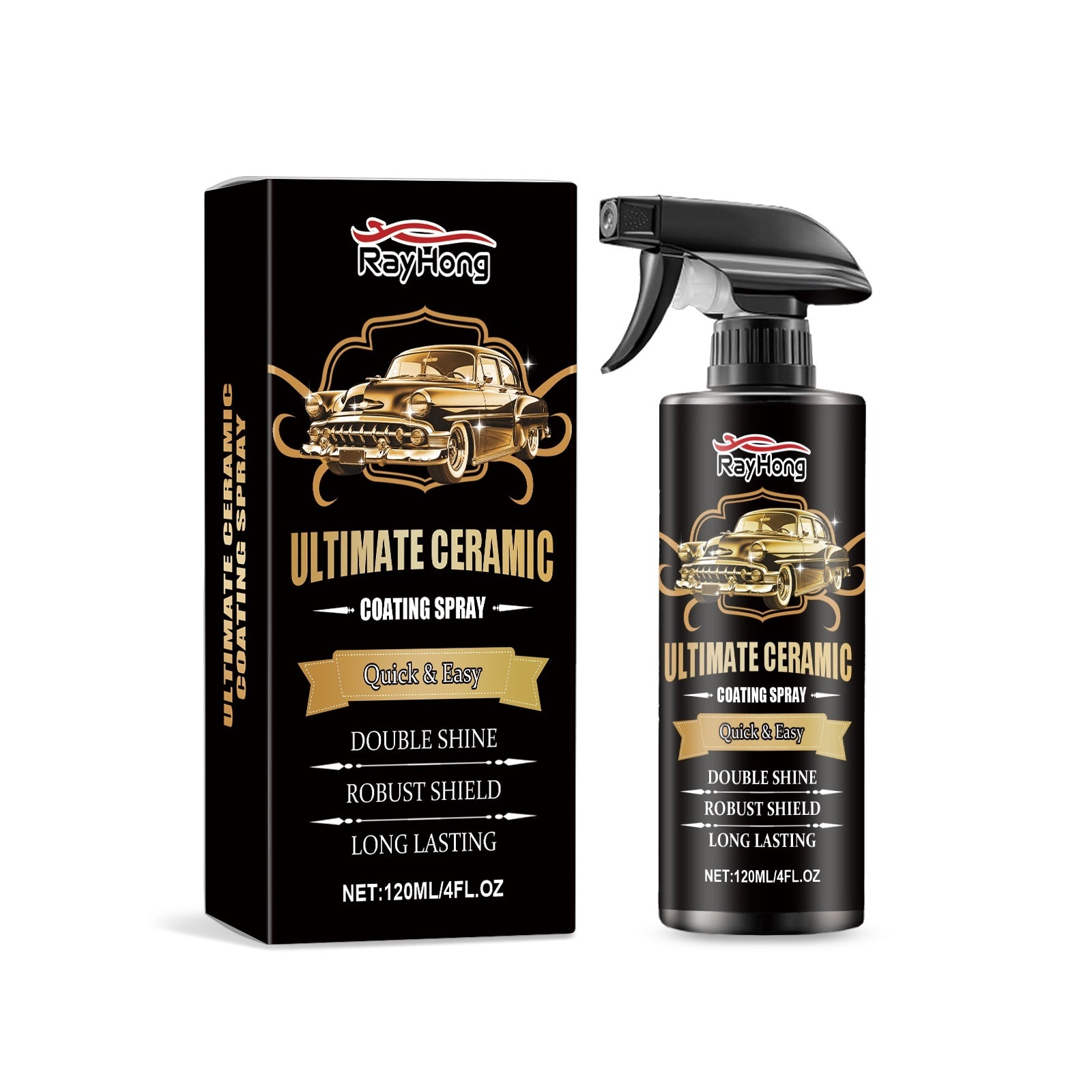 Spray Cerámico Protector para Autos con Brillo y Protección UV