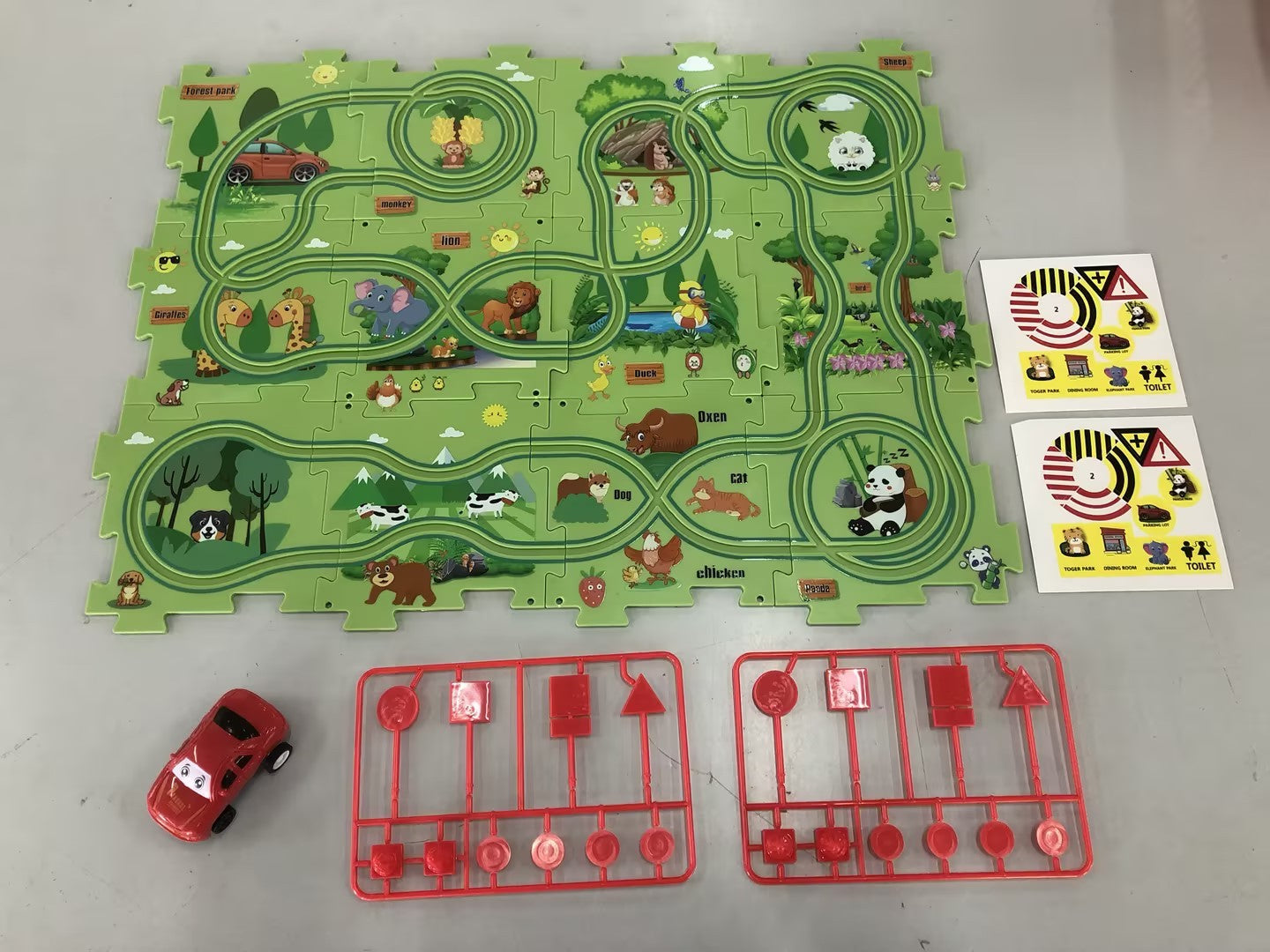🚂🧩 Pista Eléctrica de Puzzle para Niños – DIY Creativo + Coche Automático – Tendencia 2026 ⚡👧👦
