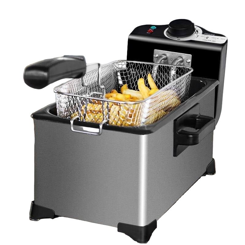 Freidora Eléctrica de 3 Litros Antiadherente – Potencia 2000W para Cocina Doméstica