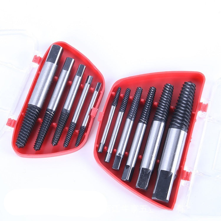 Extractor de Tornillos y Clavos 6 Piezas de Acero de Alta Res