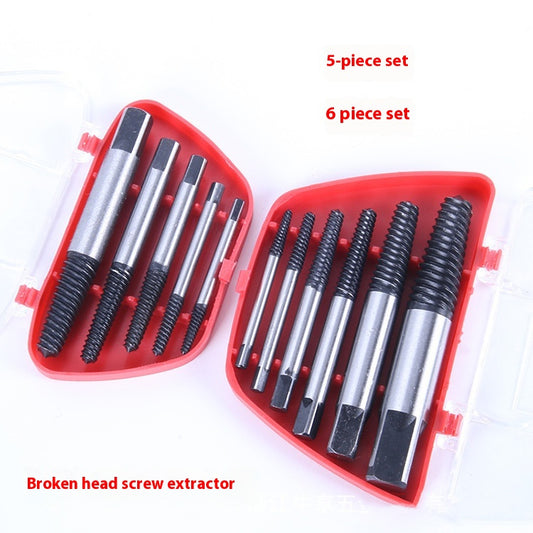 Extractor de tornillos y clavos 6 piezas 🪛🛠️