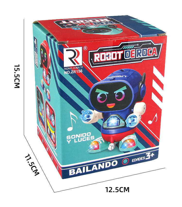 Robot Eléctrico Bailarín con Música y Luces – Juguete Infantil Automático