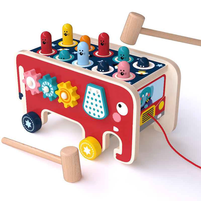 Banco de Golpes Montessori de Madera – Juguete Educativo Infantil