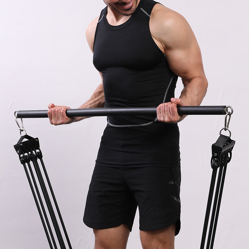 Barra de pilates con anillo de rodamientos – Accesorio de entrenamiento multifuncional
