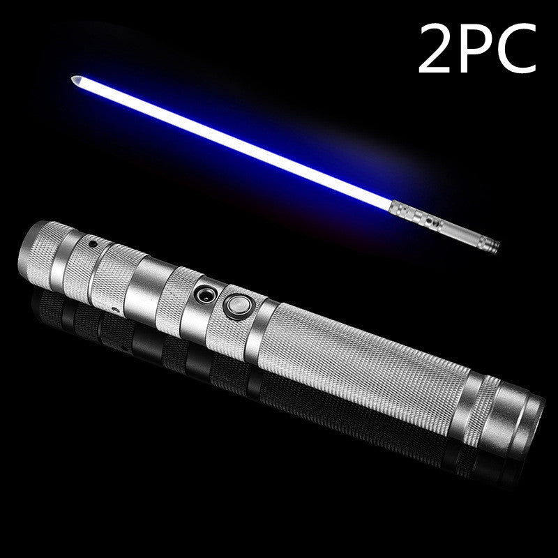 Espada Láser RGB 2 en 1 con Sonido y Luces LED – Recargable por USB
