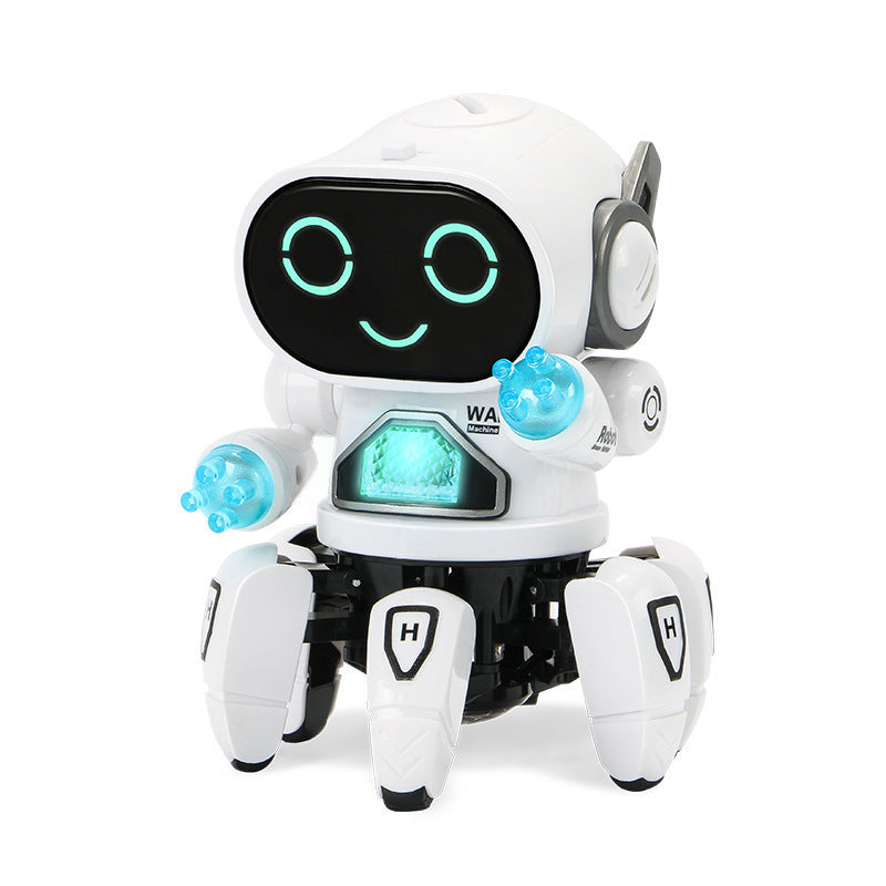Robot Eléctrico Bailarín con Música y Luces – Juguete Infantil Automático
