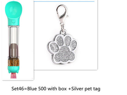 Botella de agua multifuncional para perros – Portátil, ligera y a prueba de fugas