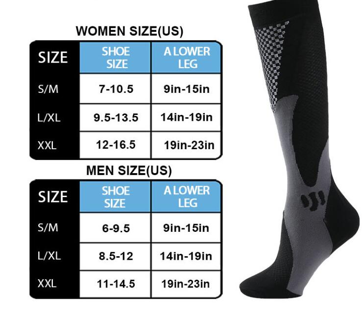 Calcetines de Compresión Graduada Unisex – Circulación y Recuperación Deportiva