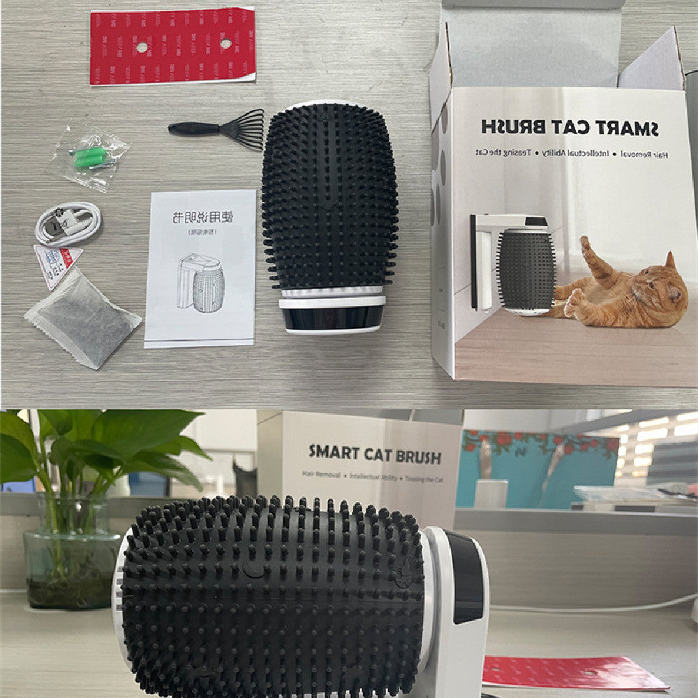 Cepillo automático para gatos – Esquina de autolimpieza y masaje