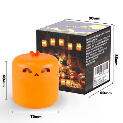 Lámpara Calabaza Plegable – Luz Nocturna Portátil Decorativa de Halloween
