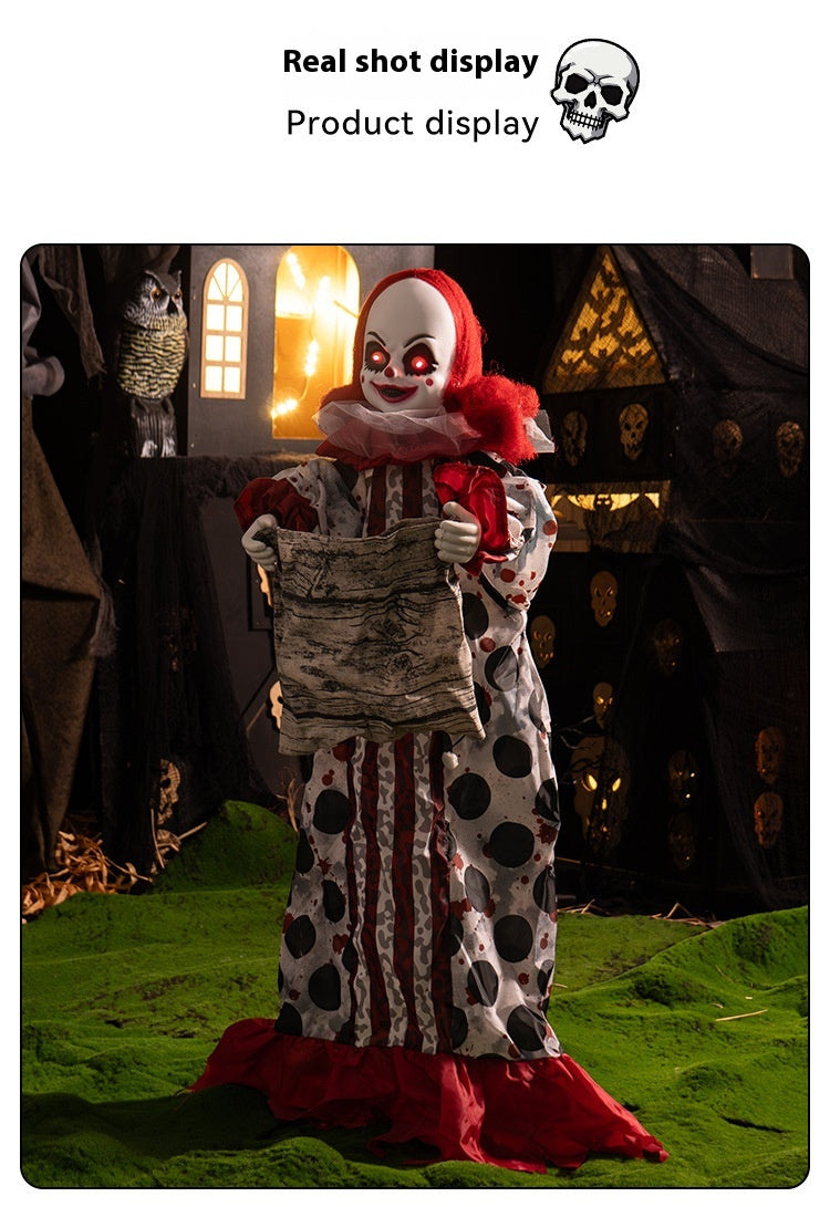 Muñeca Eléctrica Dulcera – Figura Decorativa Animada de Halloween