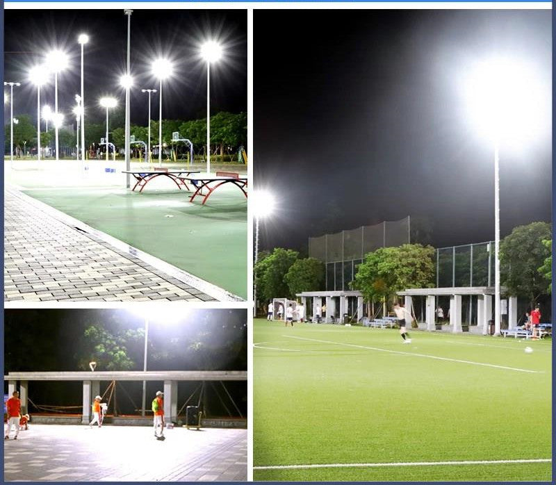 Luz Solar Exterior Industrial IP66 – Foco Impermeable con Control Remoto y Panel Solar