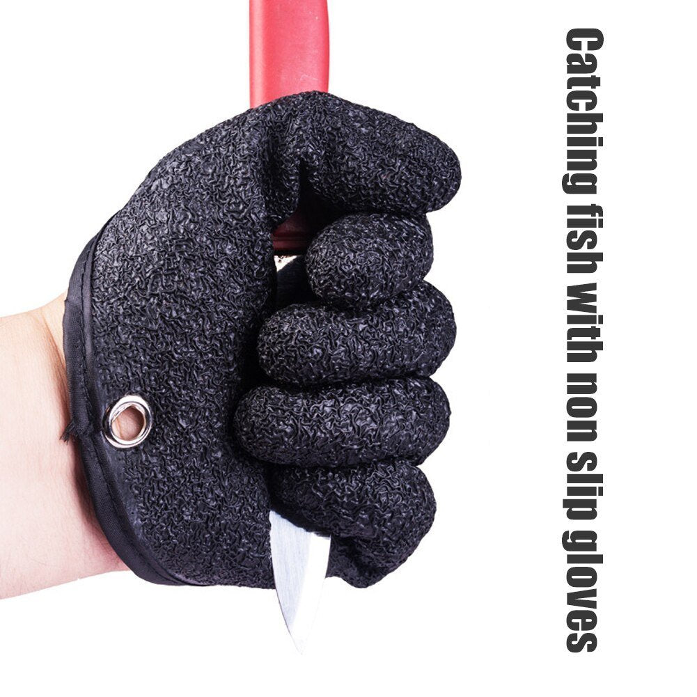 Guantes de pesca profesionales antideslizantes – protección y agarre seguro