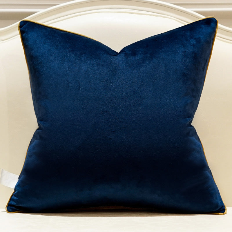 cojín decorativo moderno de terciopelo con bordado premium y relleno de algodón PP para sofá o cama