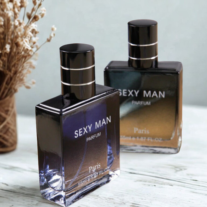 colonia masculina de 50 ml con fragancia fresca y ligera, presentación en frasco de vidrio con atomizador, aroma duradero adecuado para uso diario y ocasiones especiales