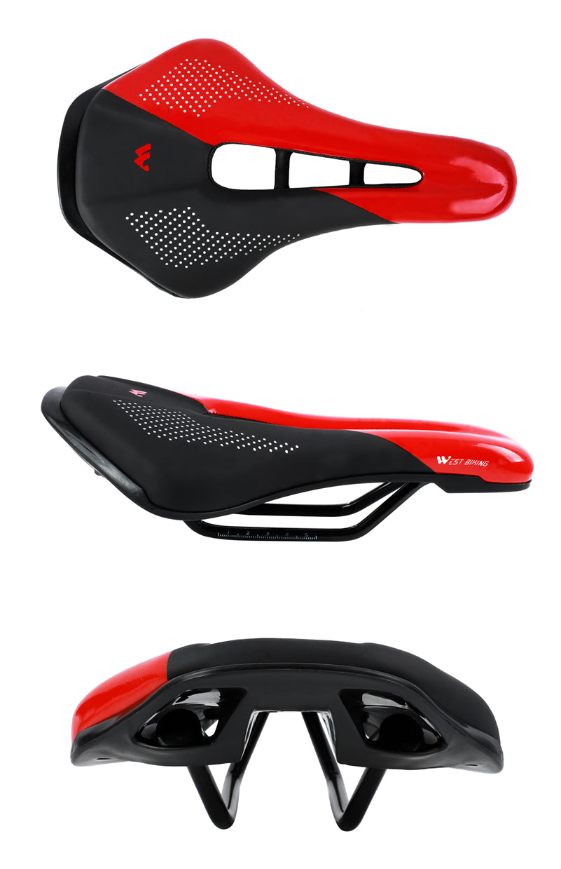 Asiento de bicicleta ergonómico WEST BIKING – Antideslizante y transpirable para ciclismo profesional