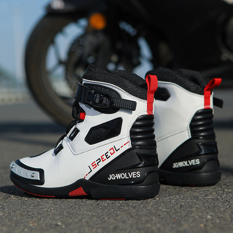 Botas de moto impermeables para hombre – Antideslizantes y con amortiguación
